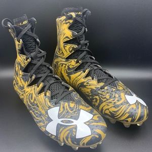 UNDER ARMOUR HIGHLIGHT LUX FOOTBALL CLEATS GOLD/BL